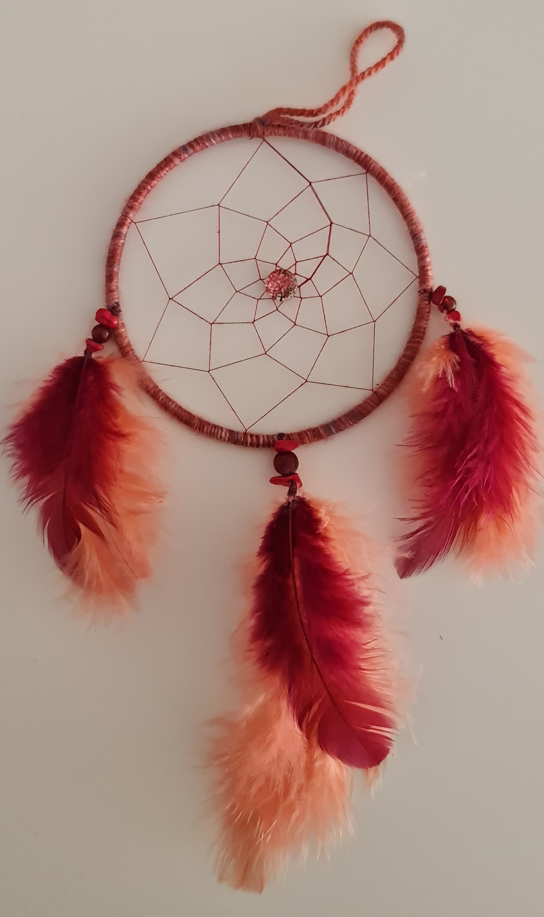 Attrape-rêve 10cm rouge